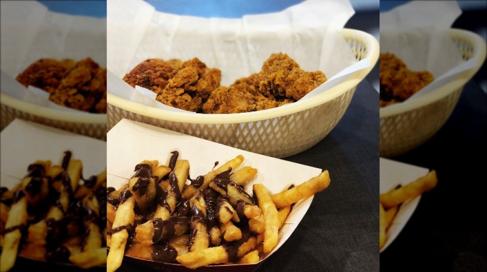 Chocolate Hazelnut Fries at KFC Singapore