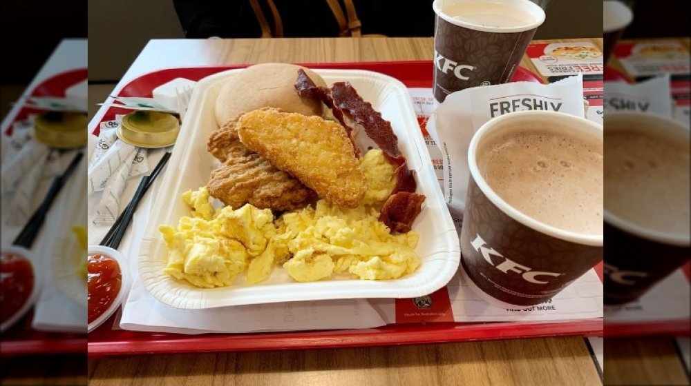 KFC breakfasts at KFC Singapore