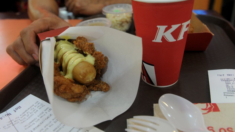 The Double Down Dog at KFC Philippines