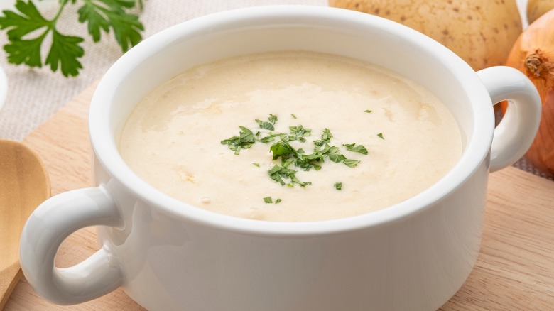 Cream of potato soup