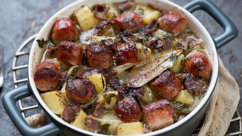 Pot of Dublin coddle