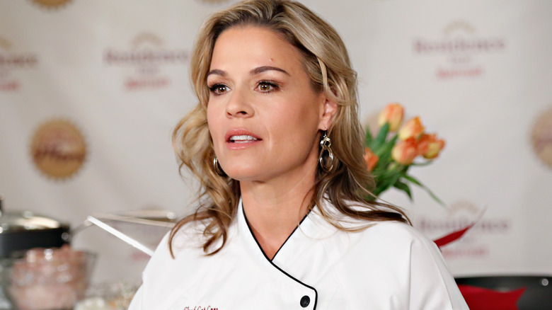 Iron Chef Cat Cora in uniform