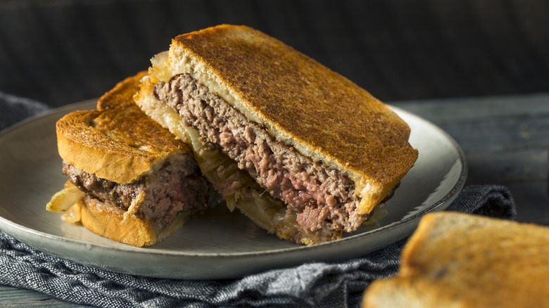 patty melt on plate