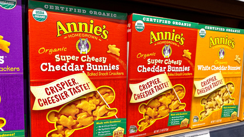 Annie's Homegrown cheddar bunnies