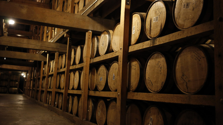 bourbon barrel warehouse