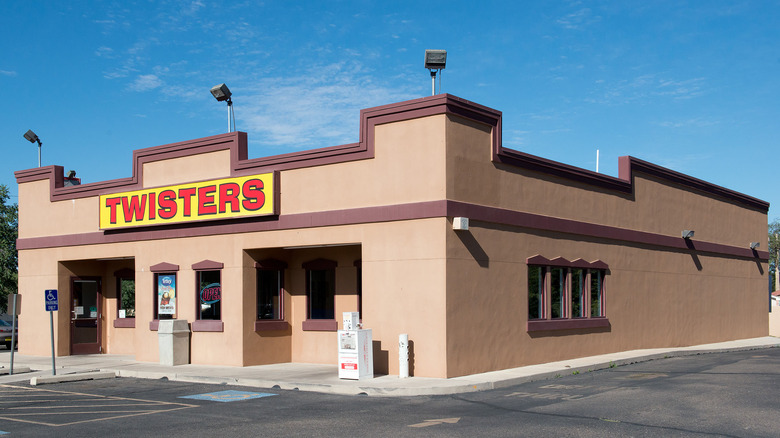 Twisters restaurant building exterior in Albequerque, New Mexico