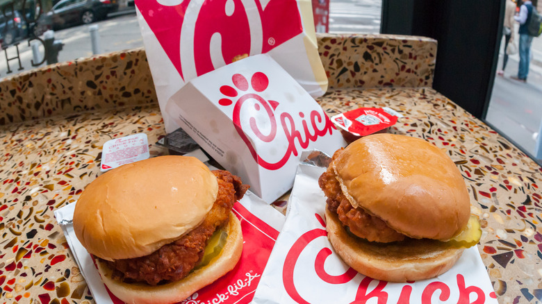 Chick-fil-A chicken sandwiches