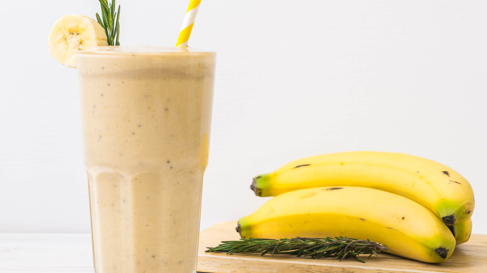 A banana smoothie