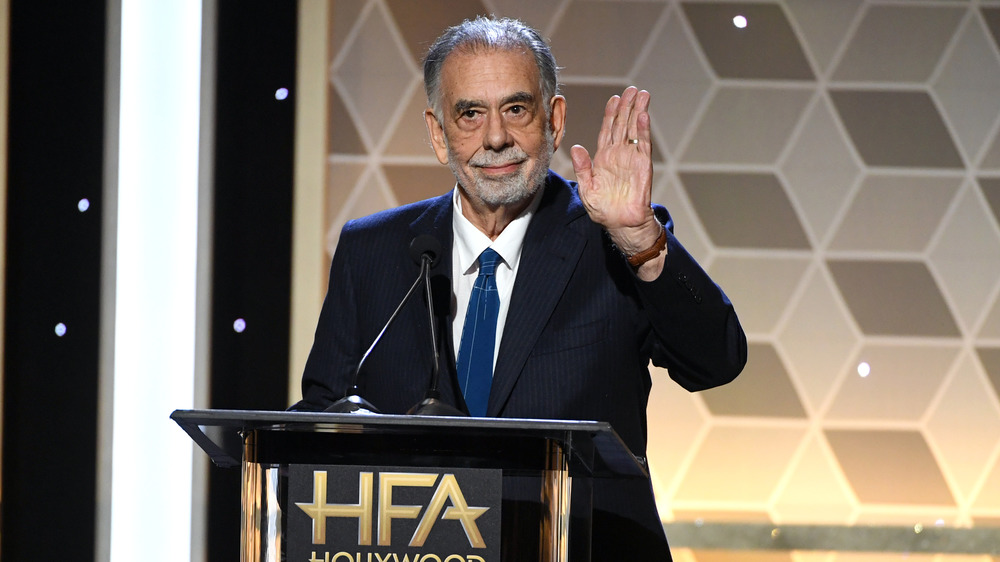 Francis Ford Coppola waving