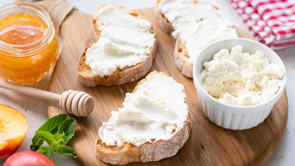 Ricotta cheese board