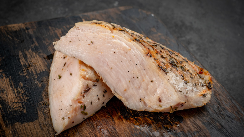 Sous vide chicken breast