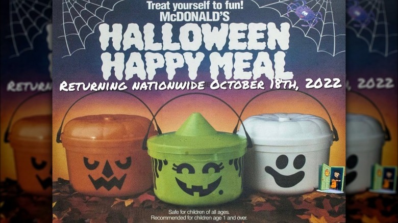 McDonald's Halloween pails