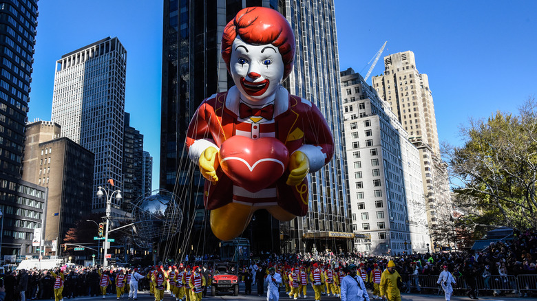 McDonald's float at Thanksgiving parade