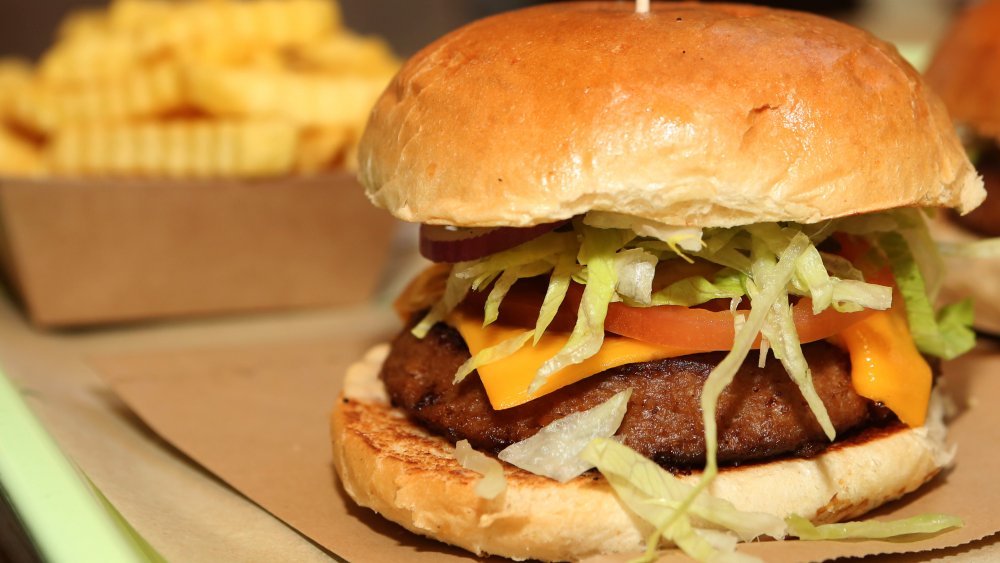 veggie burger, seitan