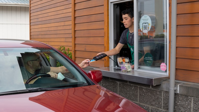 Starbucks drive-thru