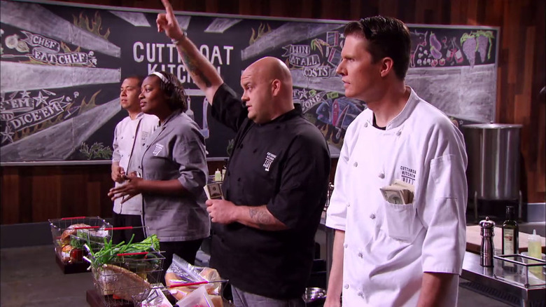 Contestants on "Cutthroat Kitchen"