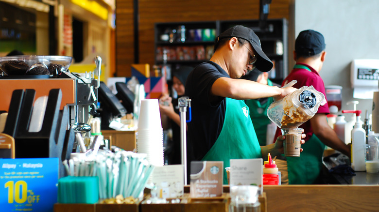 Starbucks worker