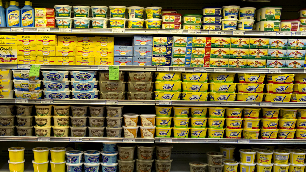 Butter at the grocery store