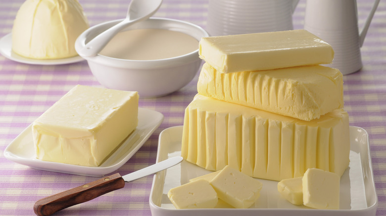 Assortment of butter