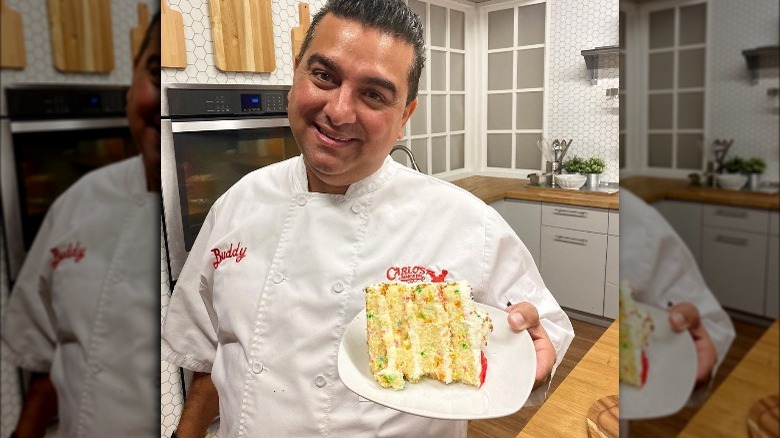 Buddy Valastro with cake slice