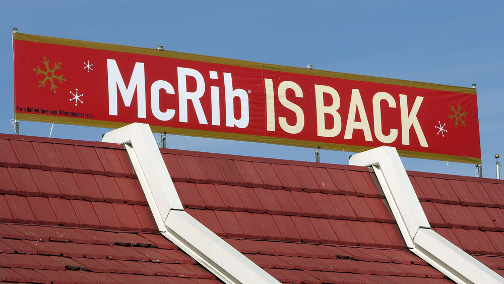 Promoting McRib's return