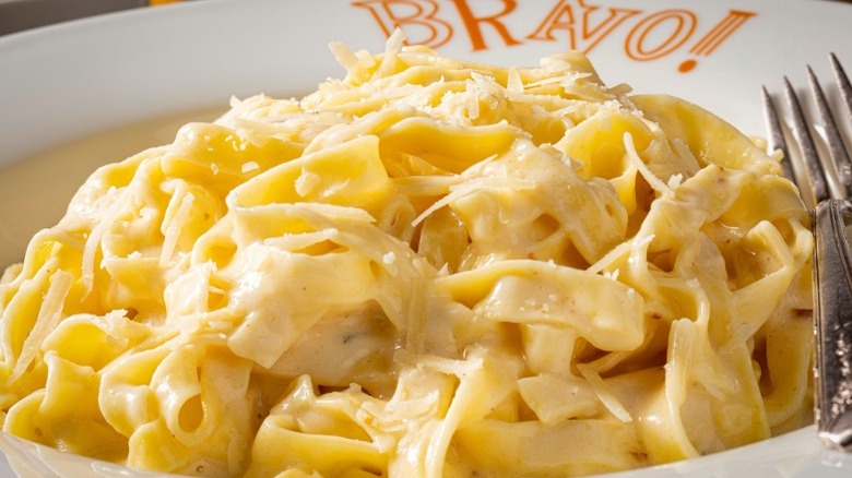 Bowl of Fettucini Alfredo at Bravo! Italian Kitchen