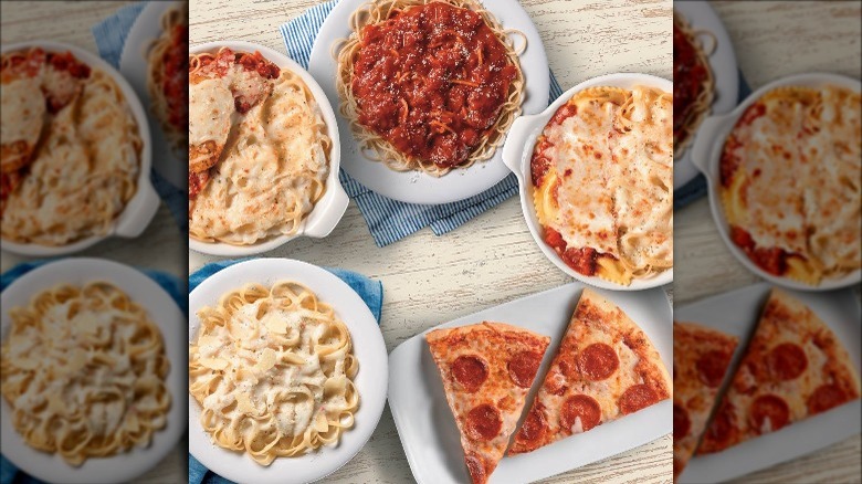 Pizza and Pasta Dishes from Fazoli's