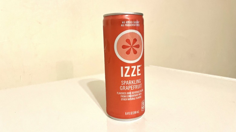 grapefruit flavored izze can