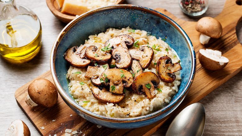 risotto with mushrooms