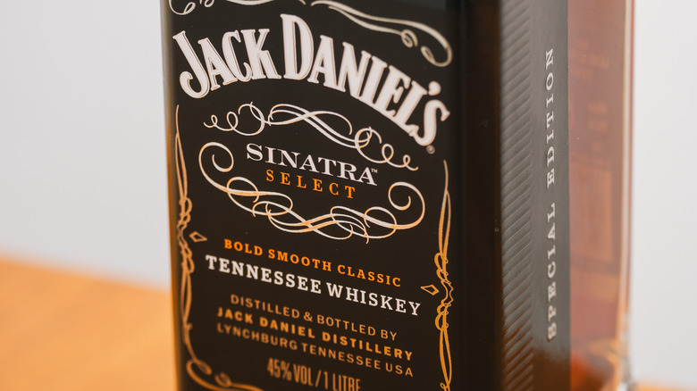 Bottle of Jack Daniel's Sinatra Select