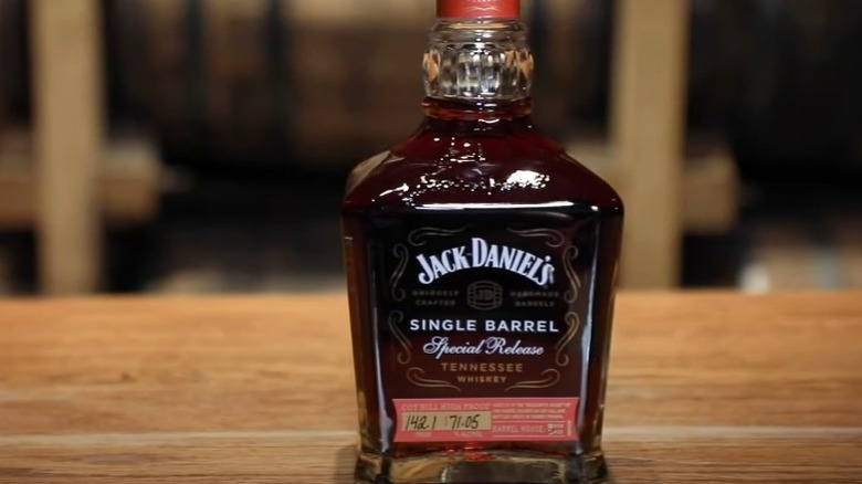 Bottle of Jack Daniel's Single Barrel 2021 Special Release Coy Hill High Proof