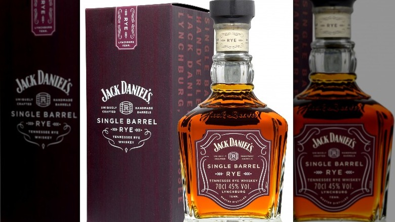Bottle of Jack Daniel's Single Barrel Rye