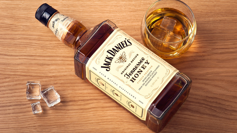 Bottle of Jack Daniel's Tennessee Honey