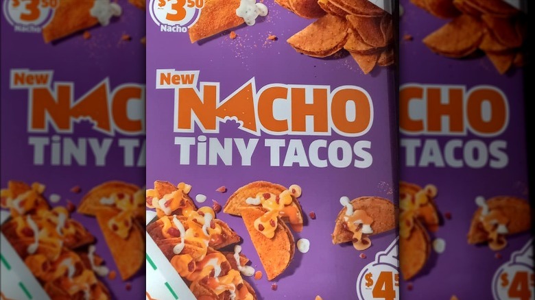 Ad for Nacho Tiny tacos