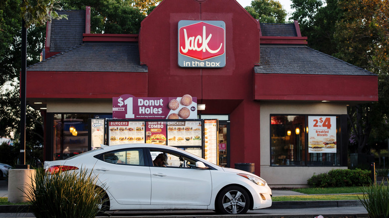 Jack in the Box drive-thru 