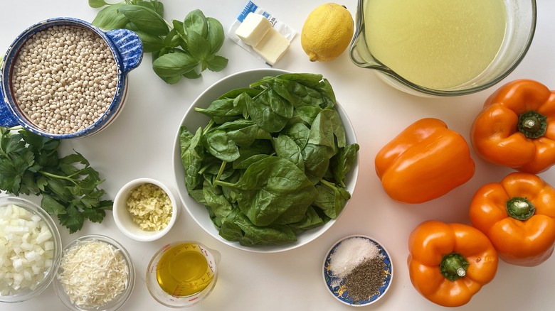 stuffed jack-o-lantern peppers ingredients