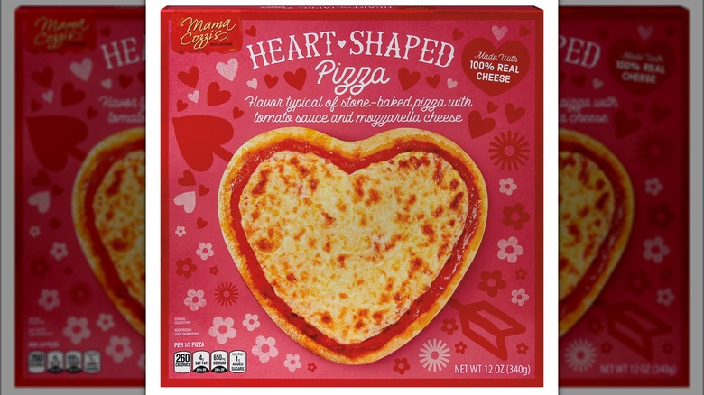 heart shaped pizza