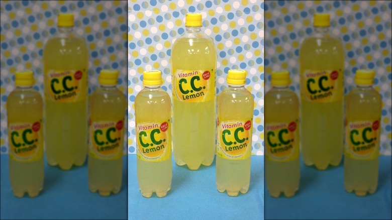 Three bottles C.C. Lemon