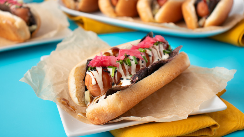 Japanese-style hot dog