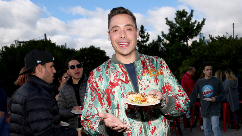 Jeff Mauro at food festival 