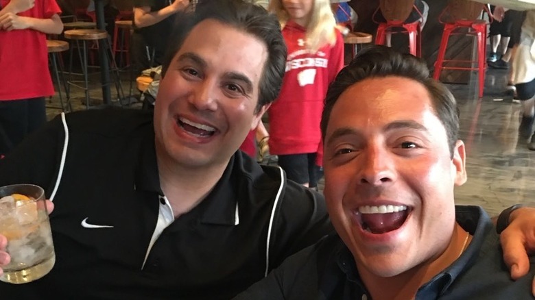 Jeff Mauro and his brother Frank Mauro smiling