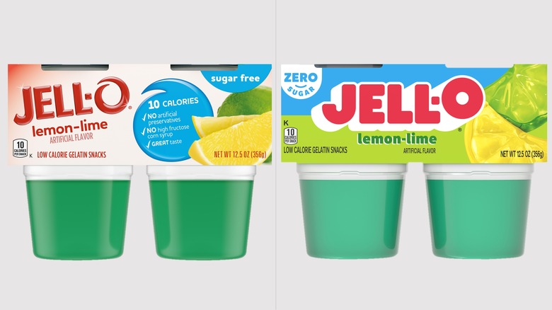 Jell-O packaging old vs. new