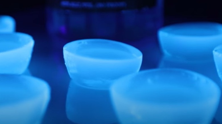 glow in the dark Jell-O shots