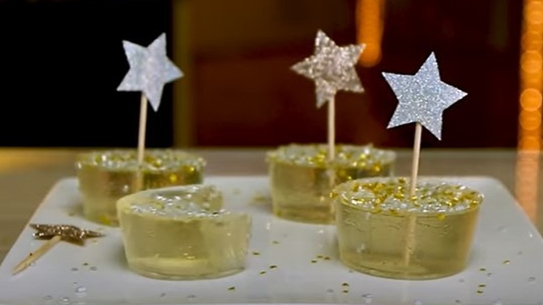 sparkling Champagne Jell-O shots