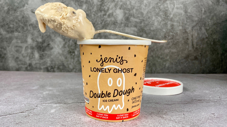 Jeni's Lonely Ghost Double Dough Ice Cream pint