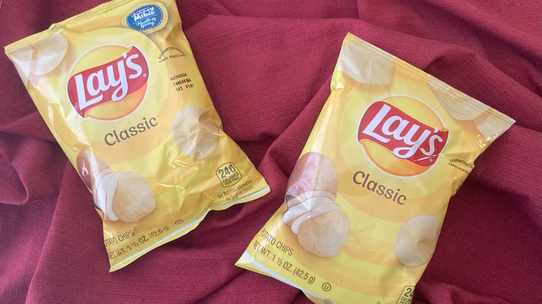 bags of Lays potato chips