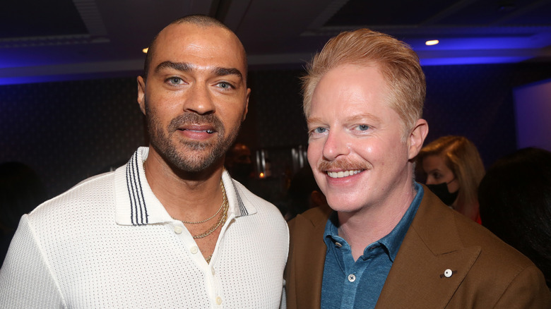 Jesse Williams and Jesse Tyler Ferguson smiling