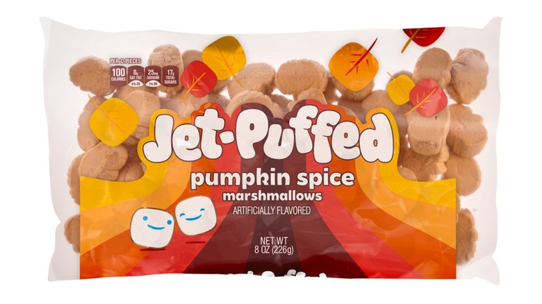 bag of Jet-Puffed pumpkin spice marshmallows