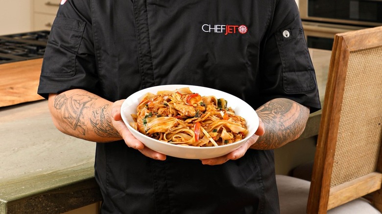 Chef Jet Tila's famous drunken noodles