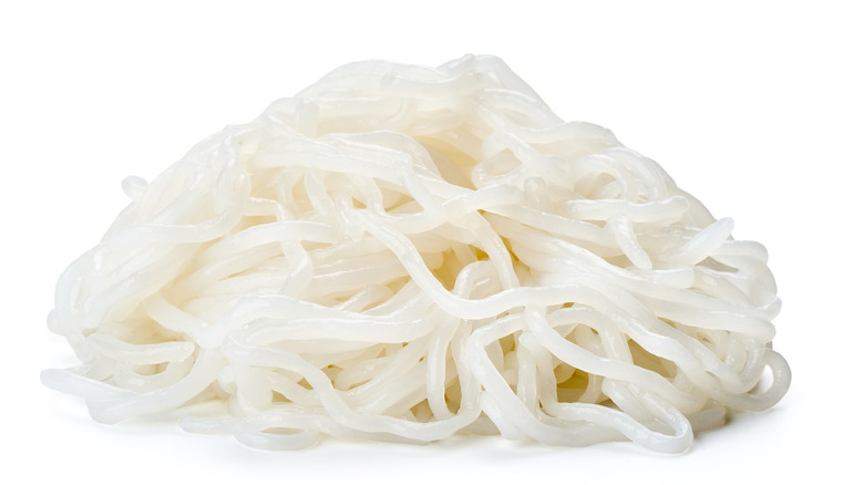 rice noodles in a pile